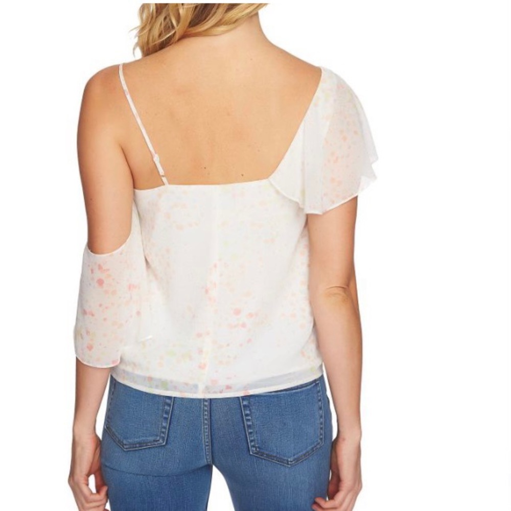 1.State Asymmetrical Ruffle Blouse - Picture 2 of 8